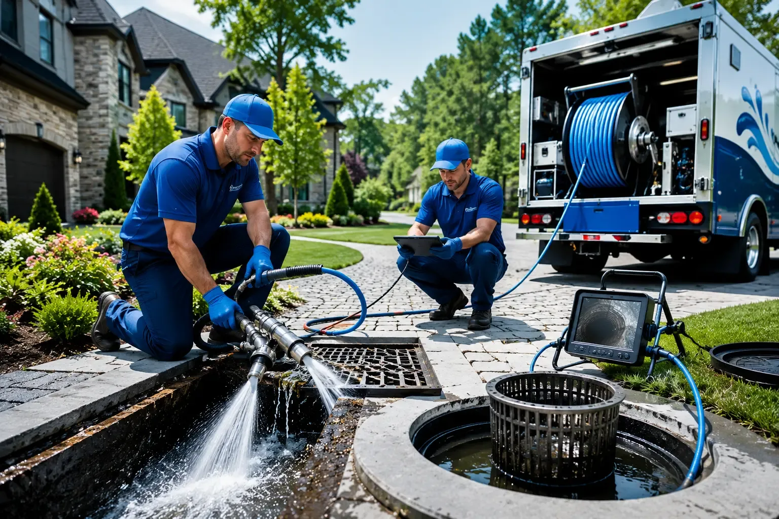 Local outdoor drain cleaning professionals in Easton, TX