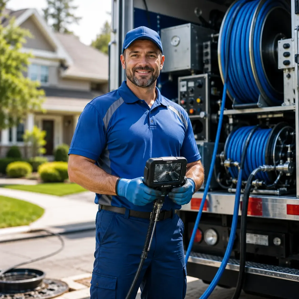Local outdoor drain cleaning specialists in Easton, TX